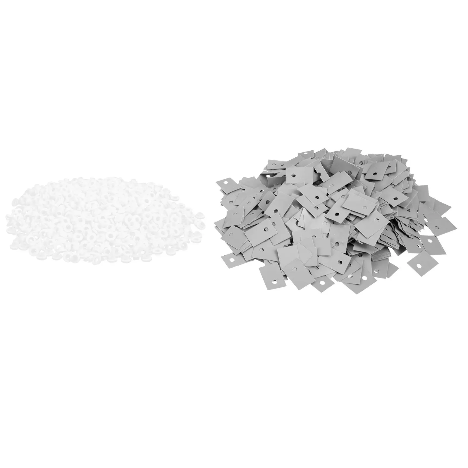1Set Thermal Pad with Bushing Set for High-Power Transistors Voltage Regulators Audio Amplifiers Thyristor Rectifiers