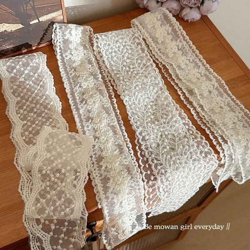 

Korean Y2k Long Lace Waistband Floral Lace Waist Belt Thin Tie Up Dress Belt Spicy Girls Lace Floral Embroidery Ribbon Scarves