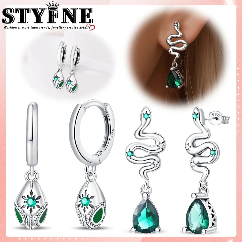 2025 Hot Sale The Year Of The Snake Medusa Drop Earrings For Woman Hoop Earring Trend Classic Party Pendant Jewelry Lucky Gift