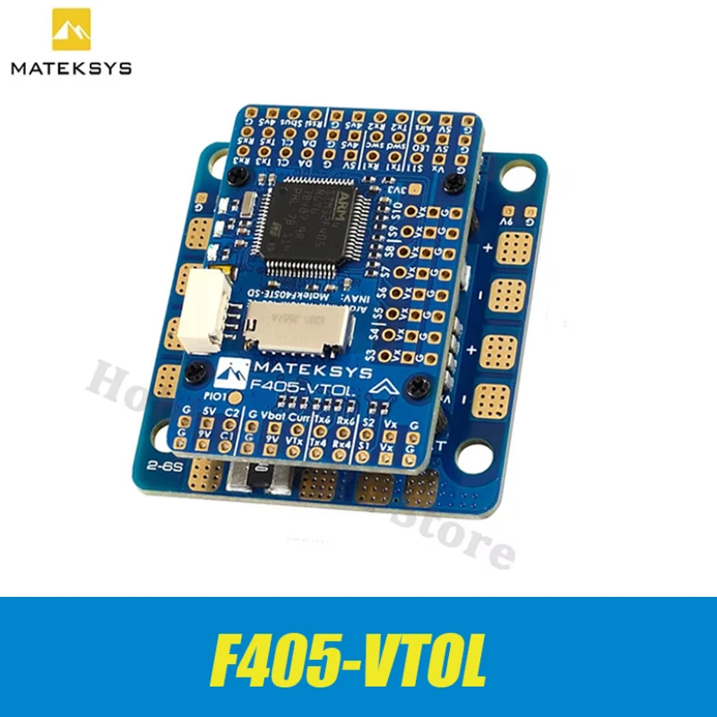 MATEK MATEKSYS F405-VTOL STM32F405RGT6 Flight Controller Built-in OSD MicroSD Card Slot 2~6S For FPV RC Drones Multirotor