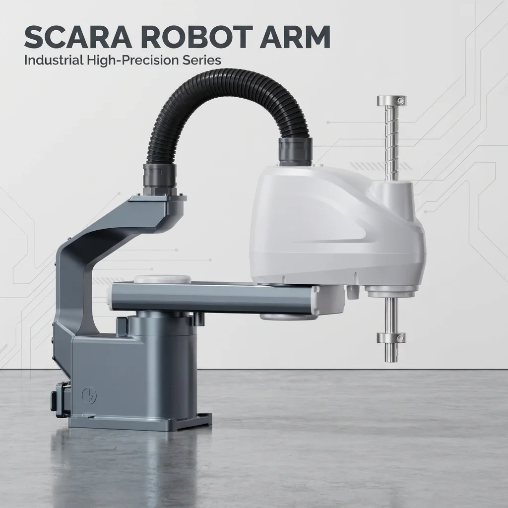 High Speed Industrial SCARA Robot 4 Axis Robot Arm for Pick and Place, Assembly, Labeling, and Dispensing