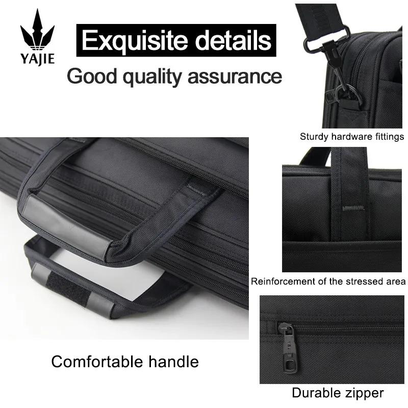 Large Capacity Briefcase Bag Men Business Bag 15.6 inch Laptop Bag Shoulder Bags Canvas Handbags Notebook Bag Messenger Bags