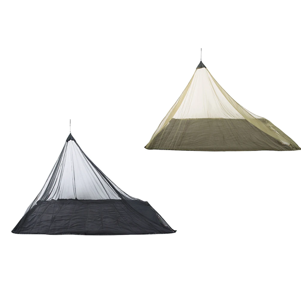 

Portable Black Outdoor Mosquito Net Tent Triangle Shape Shelter for Camping Fishing Hiking Garden Bed Net Camping Nets