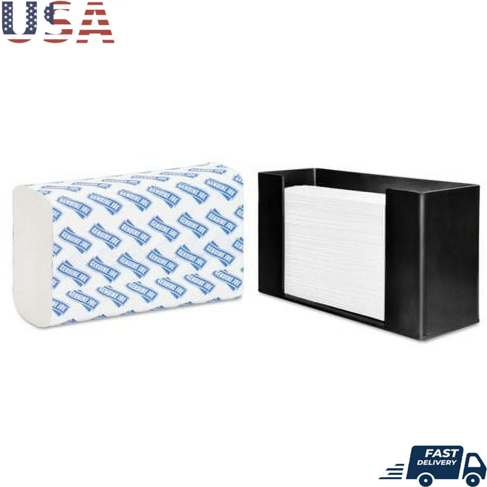 

Диспенсер-держатель для акриловых бумажных полотенец с 250 складными полотенцами. Дизайн без помощи рук. Идеальные общественные туалеты. Легкое настенное крепление.