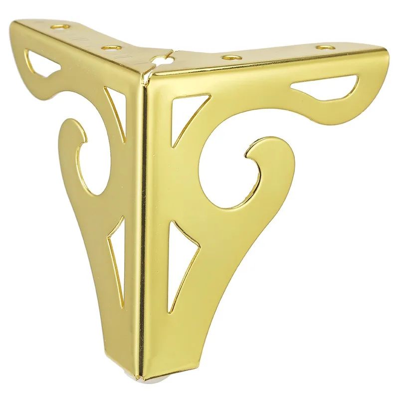 4PCS Pattern Furniture Legs Hollowed Out and Floral Furniture Legs European Style Cabinet Support Legs Colorful Large Floral Leg