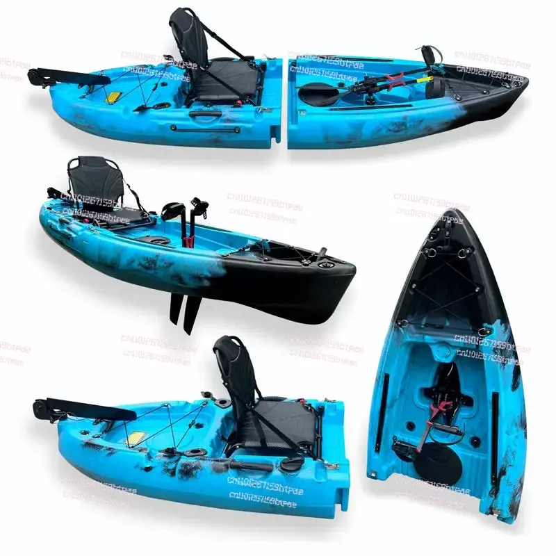 

Luya Boat Fin Pedal Kayak Hard Boat Two Single Split Canoe Spliced Kayak