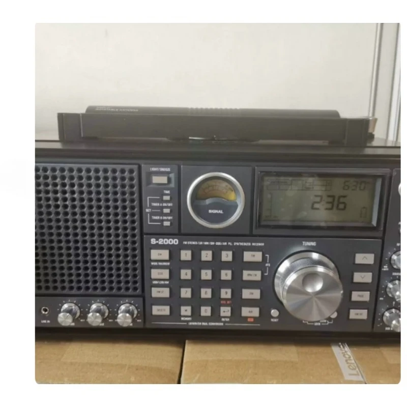 S‑2000 Full Band Radio Receiver SSB Aviation Shortwave Professional Signal Receiving Device for Radio Hobbyists Enthusiasts