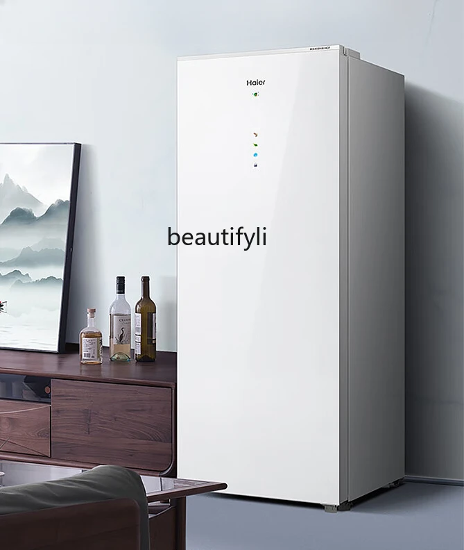 208 L Household Small Frost-Free Upright Refrigerators-30 ℃ Deep Cooling Double Frequency Conversion Freezer