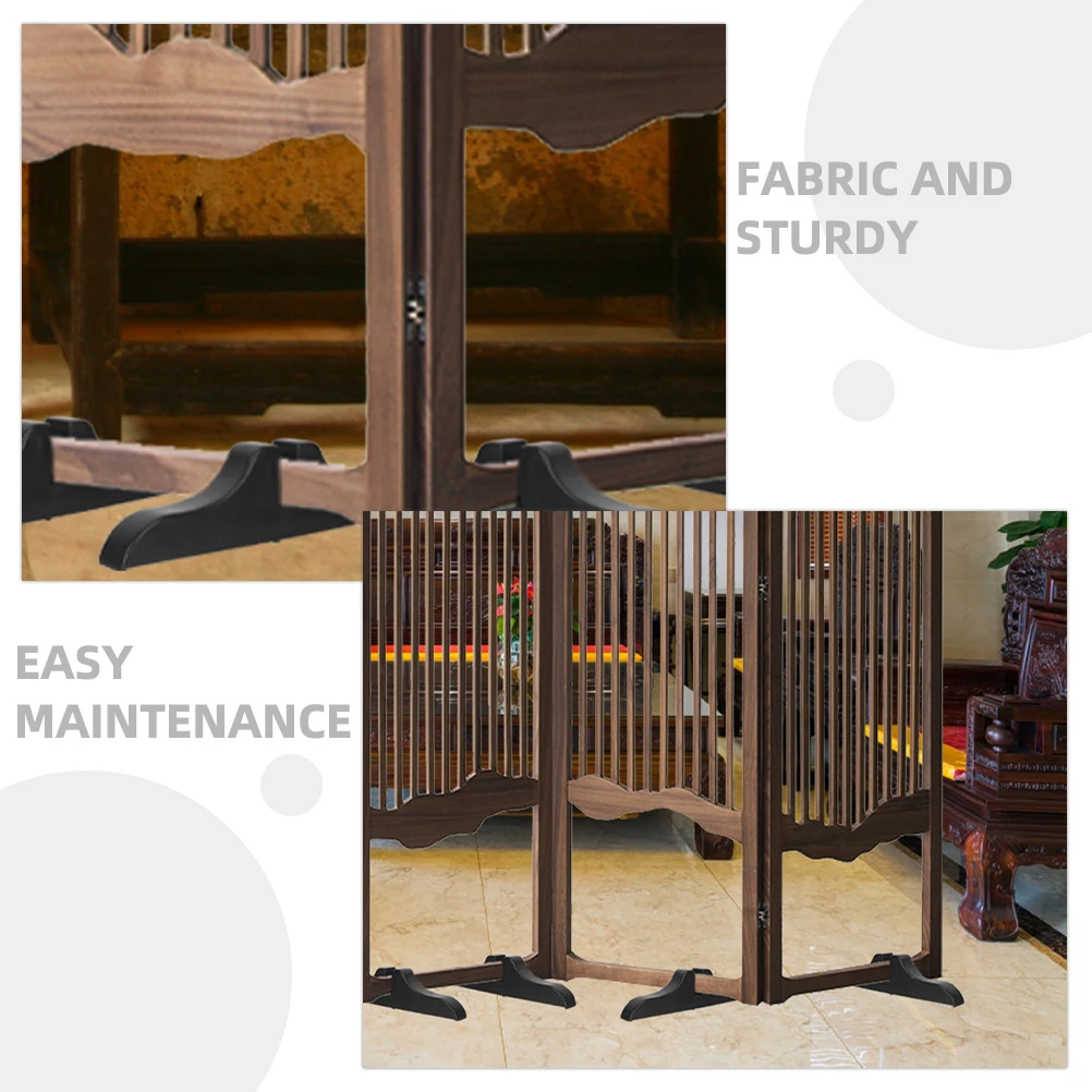 Podstawa do parawanu działowego, czarna, plastikowa, do biura, domu, dekoracja, przegroda przestrzeniowa, solidne nóżki, panel prywatności, uchwyt podtrzymujący.