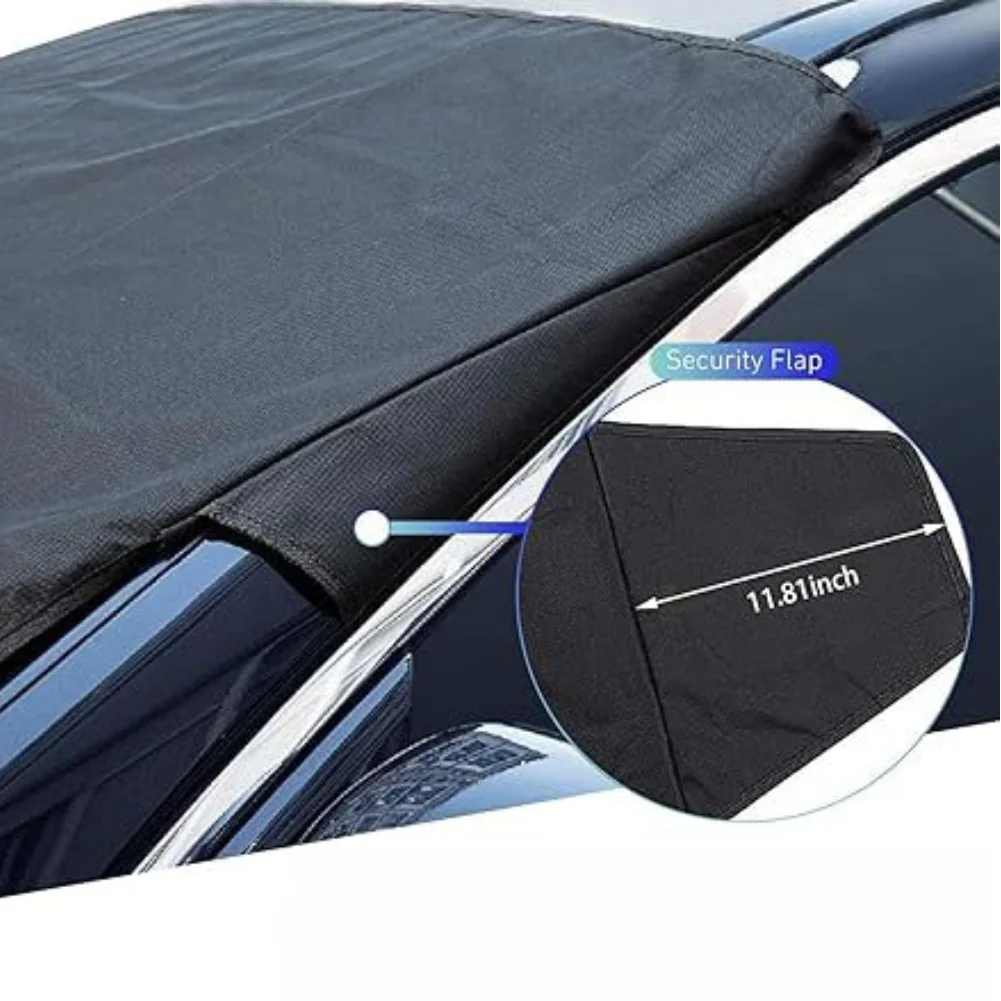 

Black Oxford Car Windshield Cover Snow Proof Protector For Most Vehicles Auto Front Glass Protection Accessories