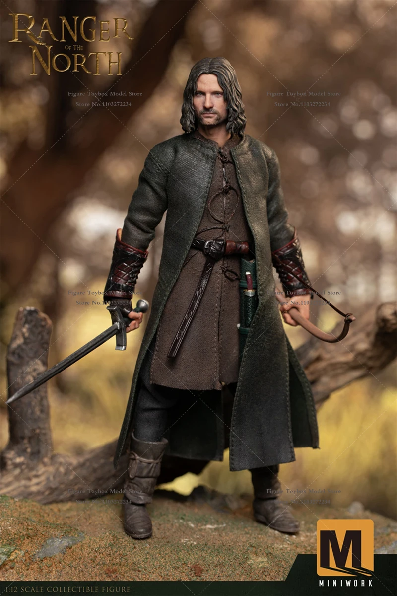 Miniwork MW-001 1/12 Homem Colecionável Ranger of the North Action Figure Ficção Filme Corajoso Guy Delicado 6 "Conjunto Completo Estatueta