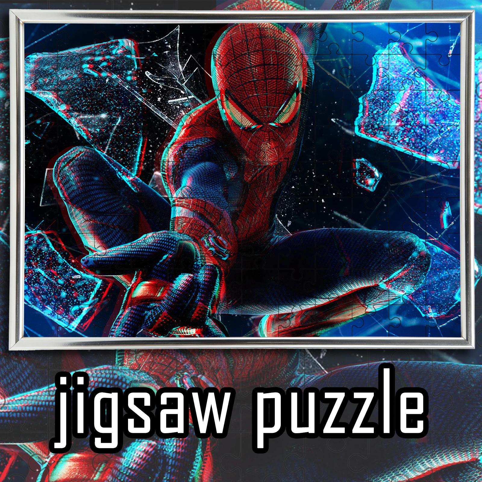 

Marvel Spider Man 'Breaks' theme jigsaw 108/200/300/500/1000pcs wooden floor game puzzle,cool home decoration,gift