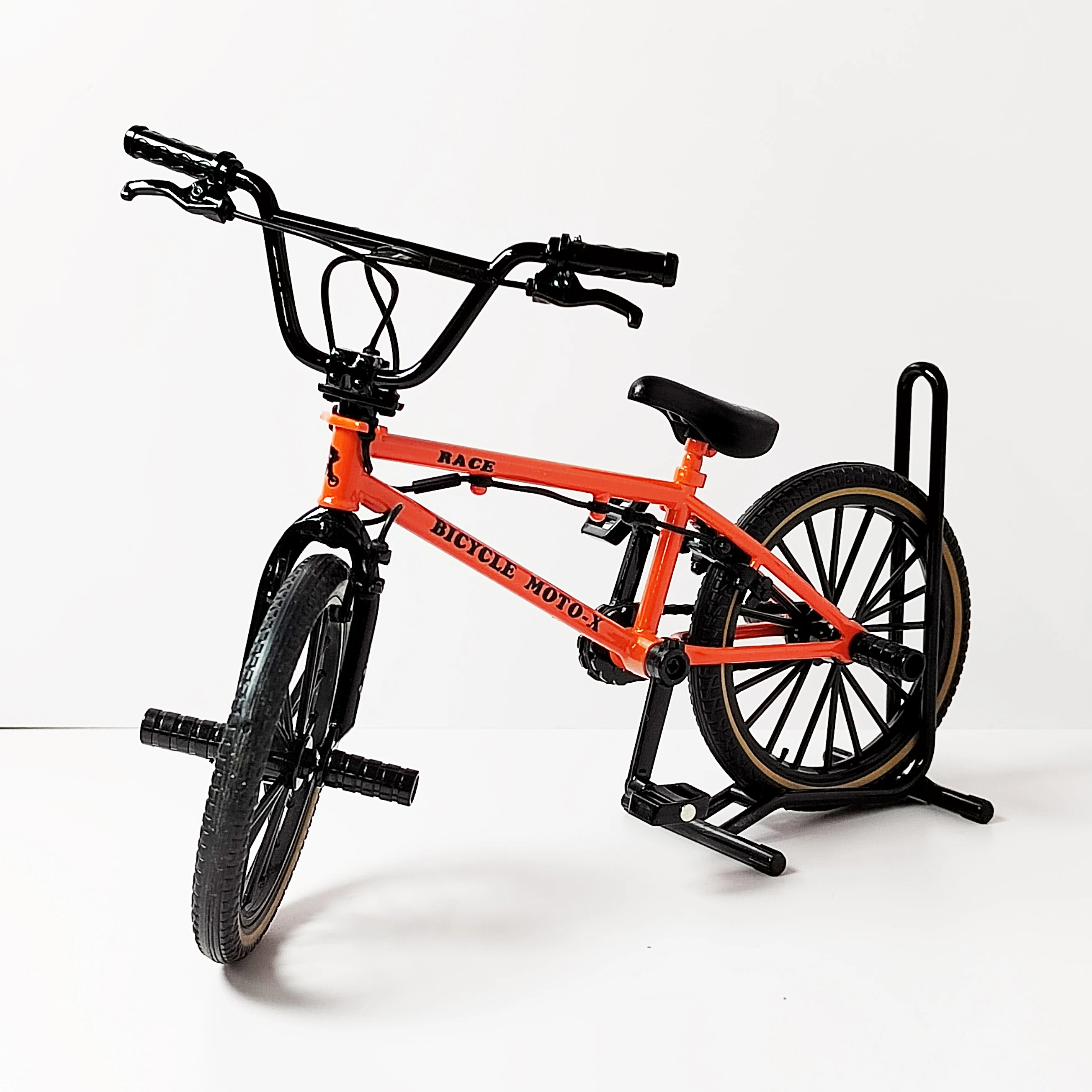 1:8 Mini Model Colourful Alloy Off-Road Bicycle Finger Bike Model Mountain Bike Toy Ornament Collection Gift for Children Boy
