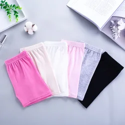 2024 Sommer Candy Farbe Einfarbig Mädchen Sicherheit Shorts Baumwolle Leggings Mädchen Strand Shorts Sind Geeignet Für Kinder Alter Von 2-13