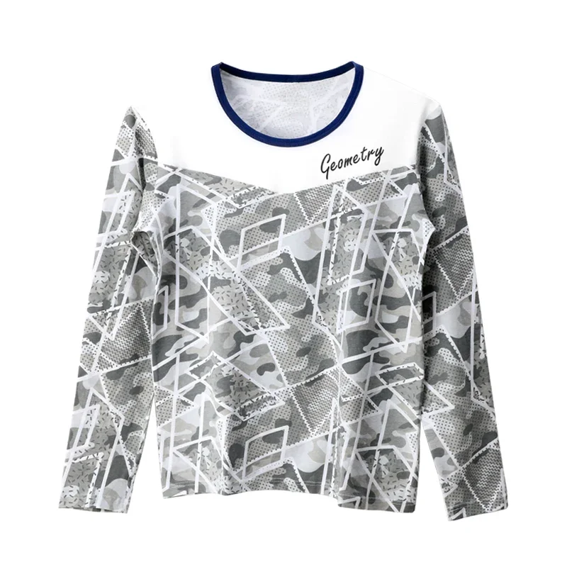 

Мужское хлопковое весенне-осенне-зимнее тонкое осеннее пальто, теплая рубашка с круглым вырезом, базовое нижнее белье, базовая рубашка, верхняя часть тела