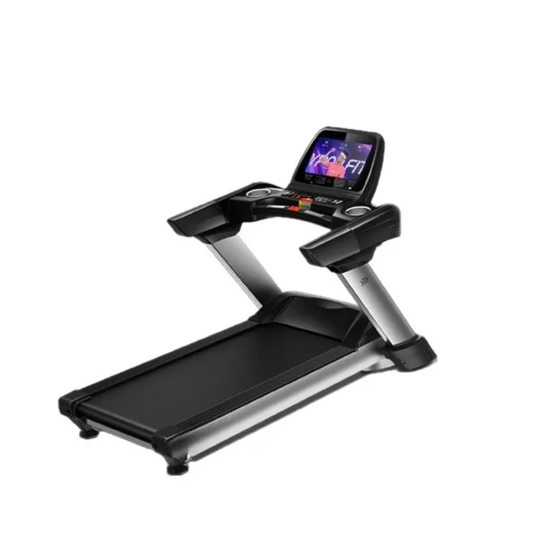

Large space wide running with suspension shock absorption treadmill dual motor gym commercial household silent large screen