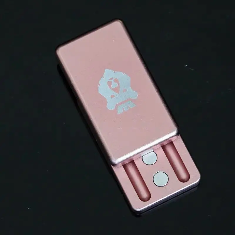 Aluminum Alloy Direct Push EDC Push Card Click Coin Crisp Sound Smooth Operation Quiet Desk Toy Stress Relief Gift for Adults