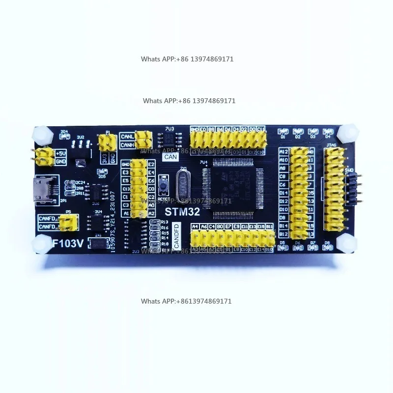 CANFD/CAN Development Board STM32F103 + MCP2518FD + ATA6563 SPI Interface