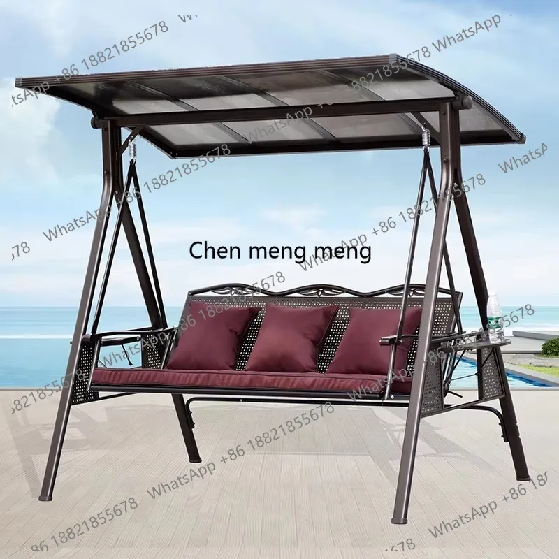New Arrival Aluminum Patio Swing Chair in Garden Wholesale Modern Outdoor Swing Seat with Canopy Swing Chair Customized