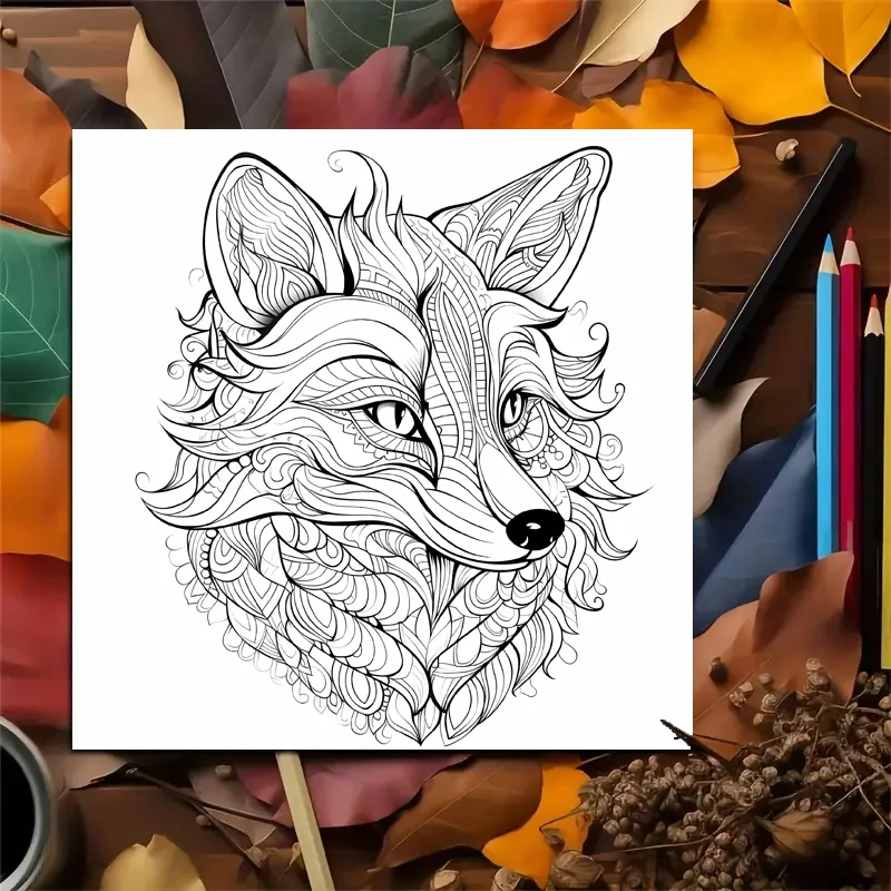 Animal Adventures Coloring Book Cute Line Art and Wildlife Illustrations Relaxing Adult Picture Book for Creative Coloring