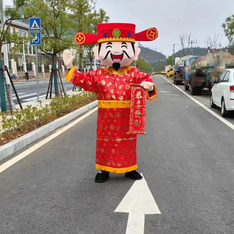 تأثيري زودياك الأفعى إله الحظ زي التميمة عطلة الترويجية المشي أداء دمية فستان حفلة الدعائم الكبار الحجم