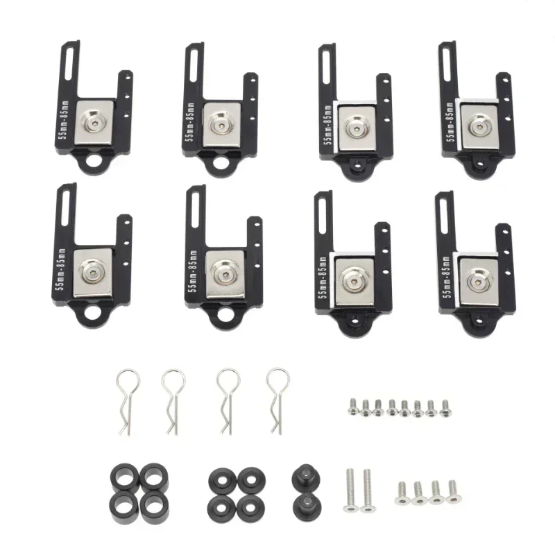 

4 шт. регулируемая магнитная колонка для крепления на корпусе 55-85 мм для 1/10 RC Crawler TRX4 TRX6 SCX10 90046 D90 86100 MST CFX