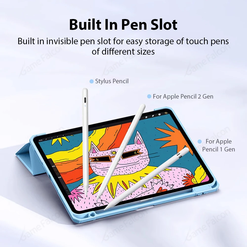For iPad A16 11th Case Pro 13 11th M5 M4 12.9 10 9 10th 9th Generation Cases For Ipad Air 11 M3 M2 5 4 3 2 2025 Protective Cover