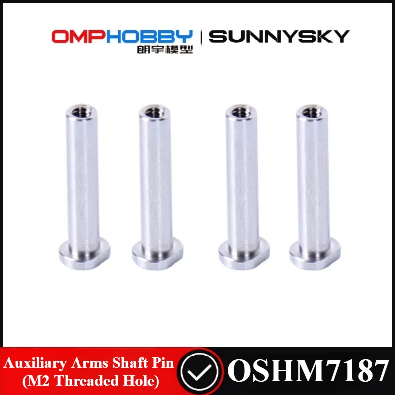 OMPHOBBY M7 RC Helicopter Spare Parts Auxiliary Arms Shaft Pin (M2 Threaded Hole) OSHM7187