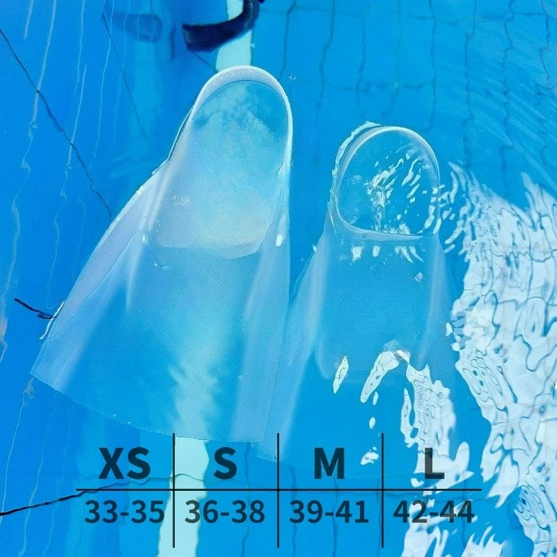 Full Transparent Invisible Fli - Flippers Swimming ulasan dan harga