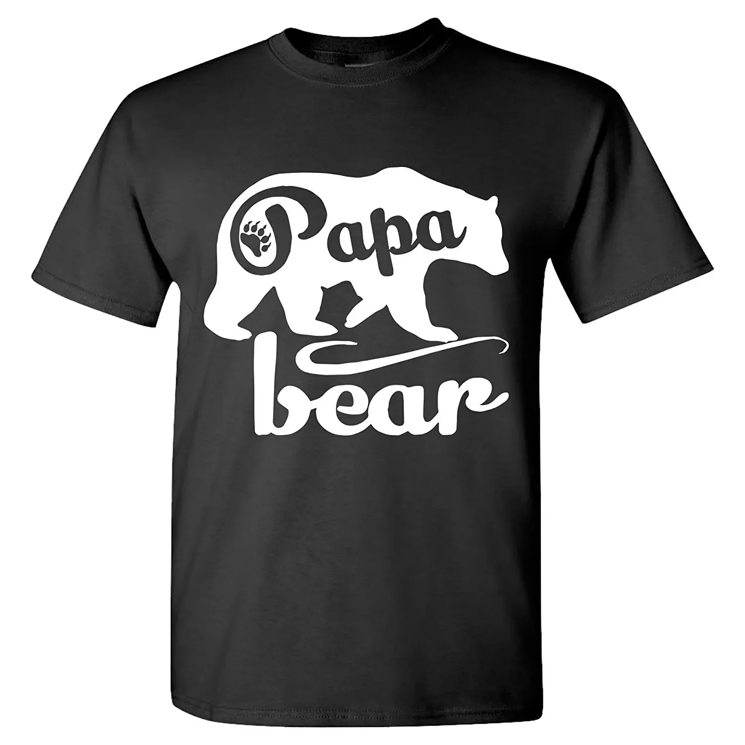 

Papa Bear Father's Day Gift T-Shirt 100% Cotton O-Neck Summer Short Sleeve Casual Mens T-shirt Size S-3XL