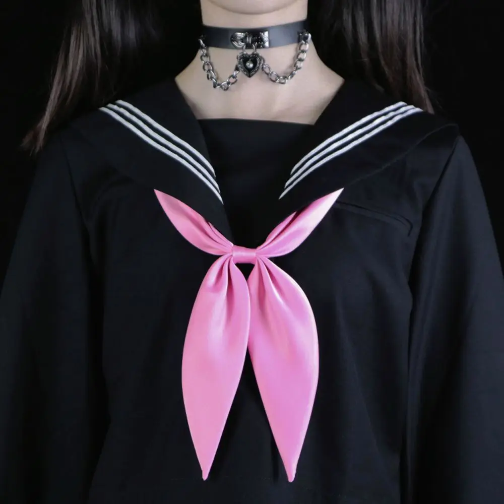 New Business School Costume Sailor suit Classic Shirt Accessory Satin Cravat Ribbon Tie JK Bow Tie Neck Ties