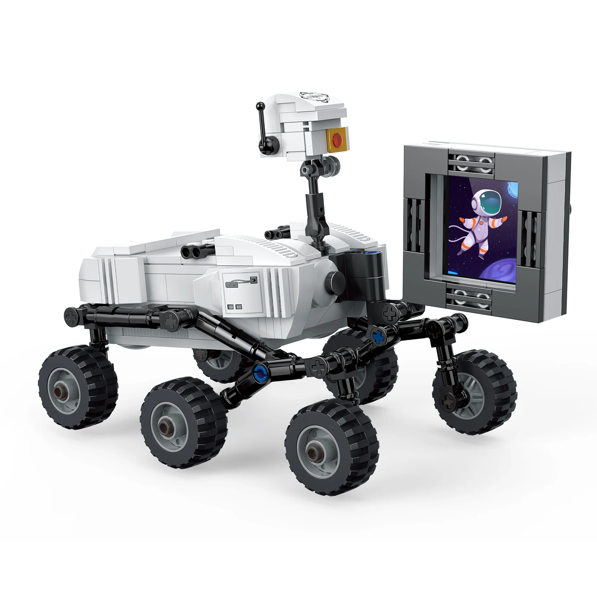 COGO Space Mars rover Building Toys, Aerospace Building Kit - Detailed Display for Home or Office Decor, Best Gifts for Kids 6+