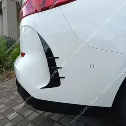 For BMW 2 Series F44 Gran Coupe M Sport 2020-2023+ Car Rear Bumper Side Spoiler Lip Splitter Air Vent Canard Body Kit Wind Knife
