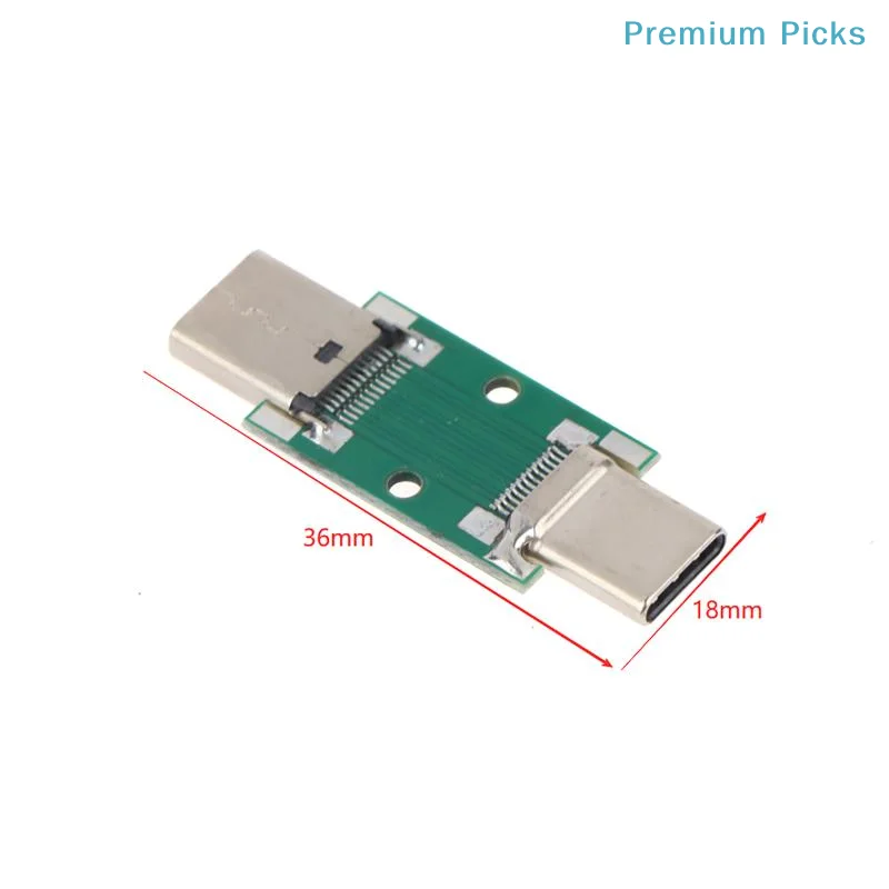 TypeC Multifunction Test Board USB31 24Pin Female to Male Current Adapter Supports Voltage and Charging Measurement Engineering