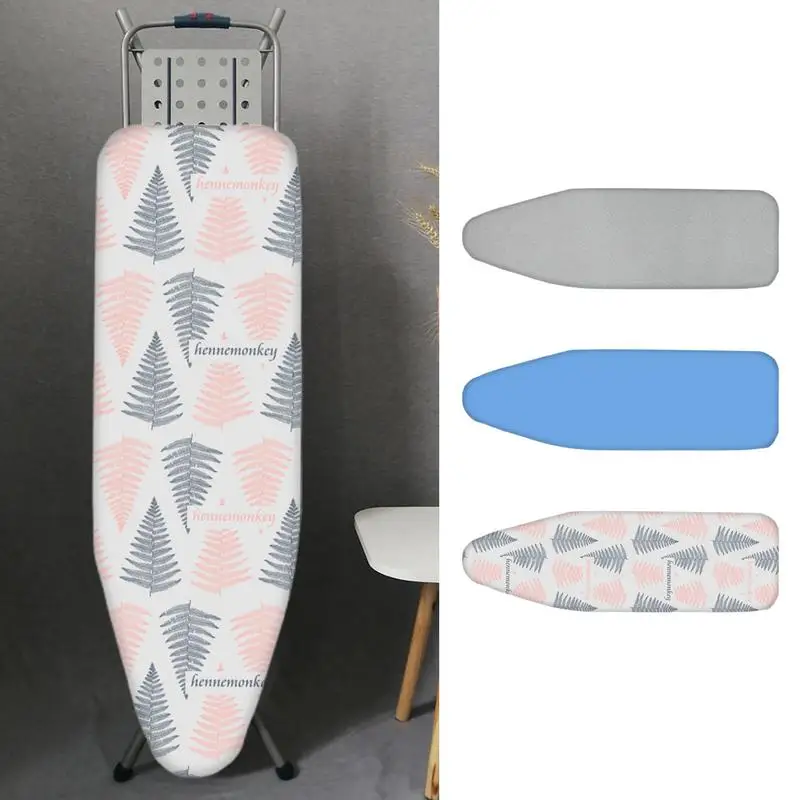 Scorch Resistant Iron Pad Covers Elastic Edge Ironing Board Replacement Cover Full Size Iron Pad Protective Cover For Standard