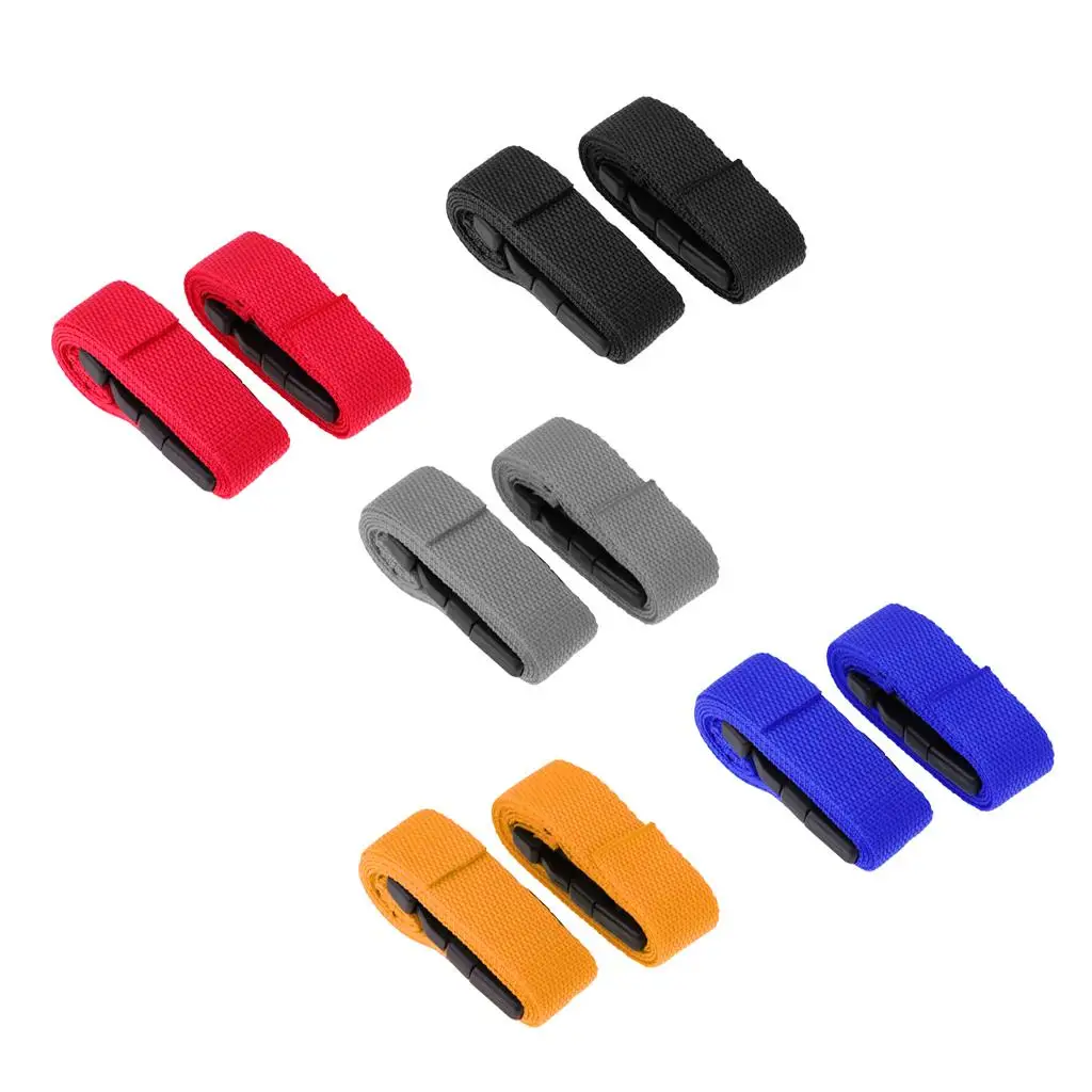 2 pçs pacote bagagem mala embalagem cinta cinto ajustável fixação do carrinho de golfe