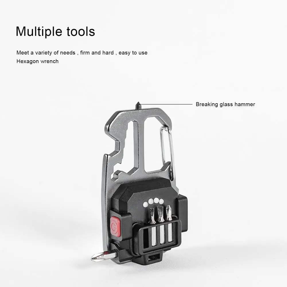 Camping Light กว้างการใช้งาน Sturdy Key Light ความสว่างสูง6โหมดไฟฉายขนาดเล็ก