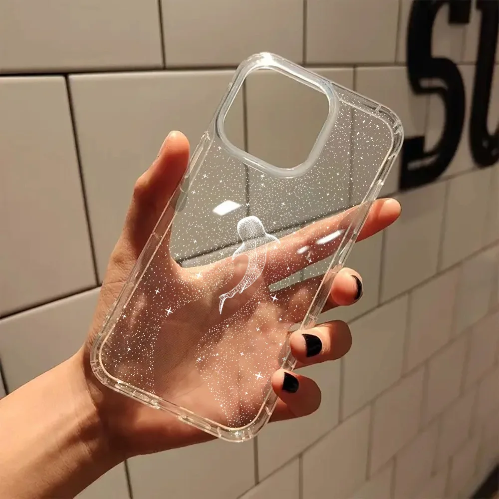 Phone Case For iPhone 17 16 15 14 13 12 11 Pro Air 16E 16Pro Max X XS XR SE2 7 8 Plus Seaside Cowboys Ocean Transparent Cover - náhled 5