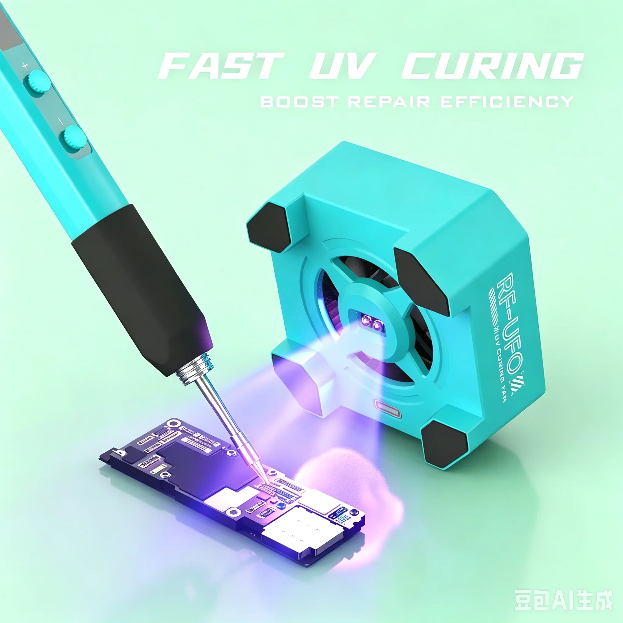 Phone Cooling Fan - RF4 Cooling Fan / UV Curing