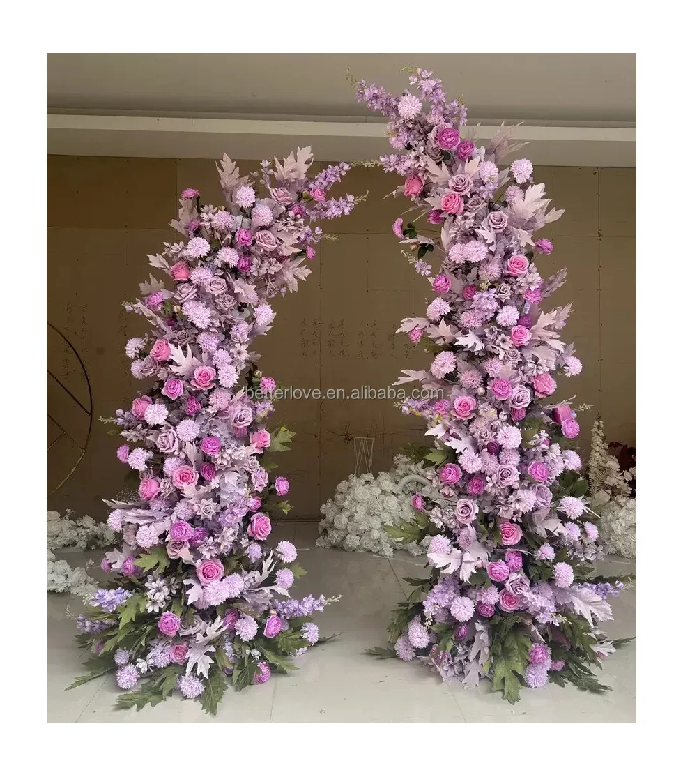 betterlove artificial wedding flower wholesalers plant wedding fake flowers artificial grass artificial flower arch