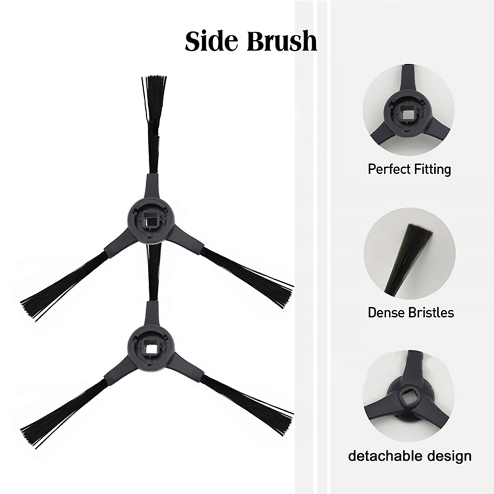 8 قطعة ملحقات المكنسة الكهربائية الروبوتية حافة فرشاة ملحقات فرشاة جانبية متوافقة مع مكنسة الروبوت القرش AV2001 AI #3