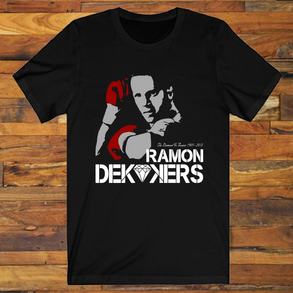 Ramon Dekkers The Diamond Boxing Legend Men's Black T-Shirt