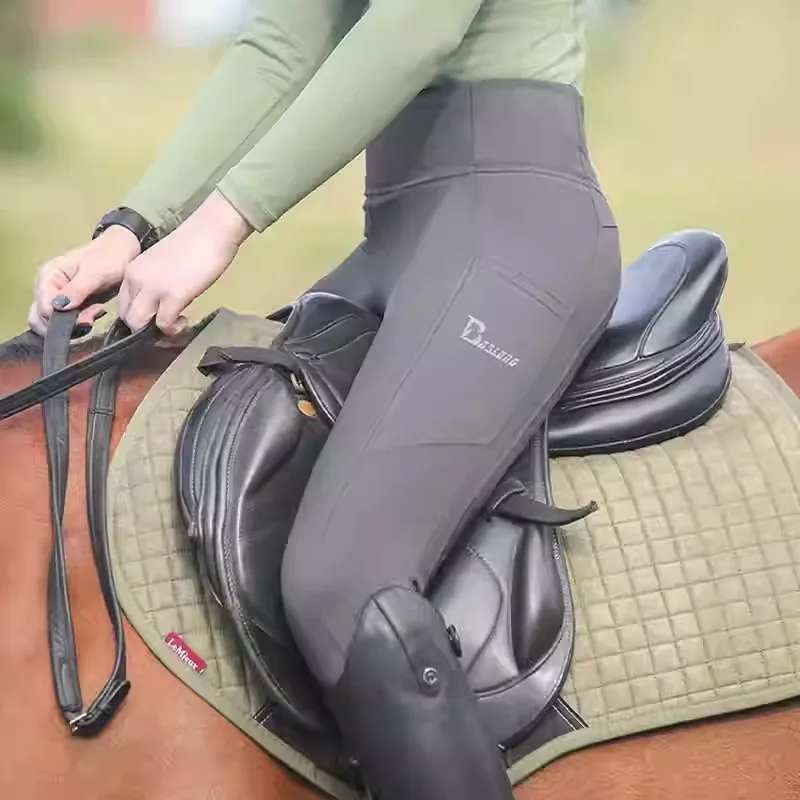 Equestrian Pants Silicone Grip Women's Winter Thick Summer Thin Horse Riding Leggings