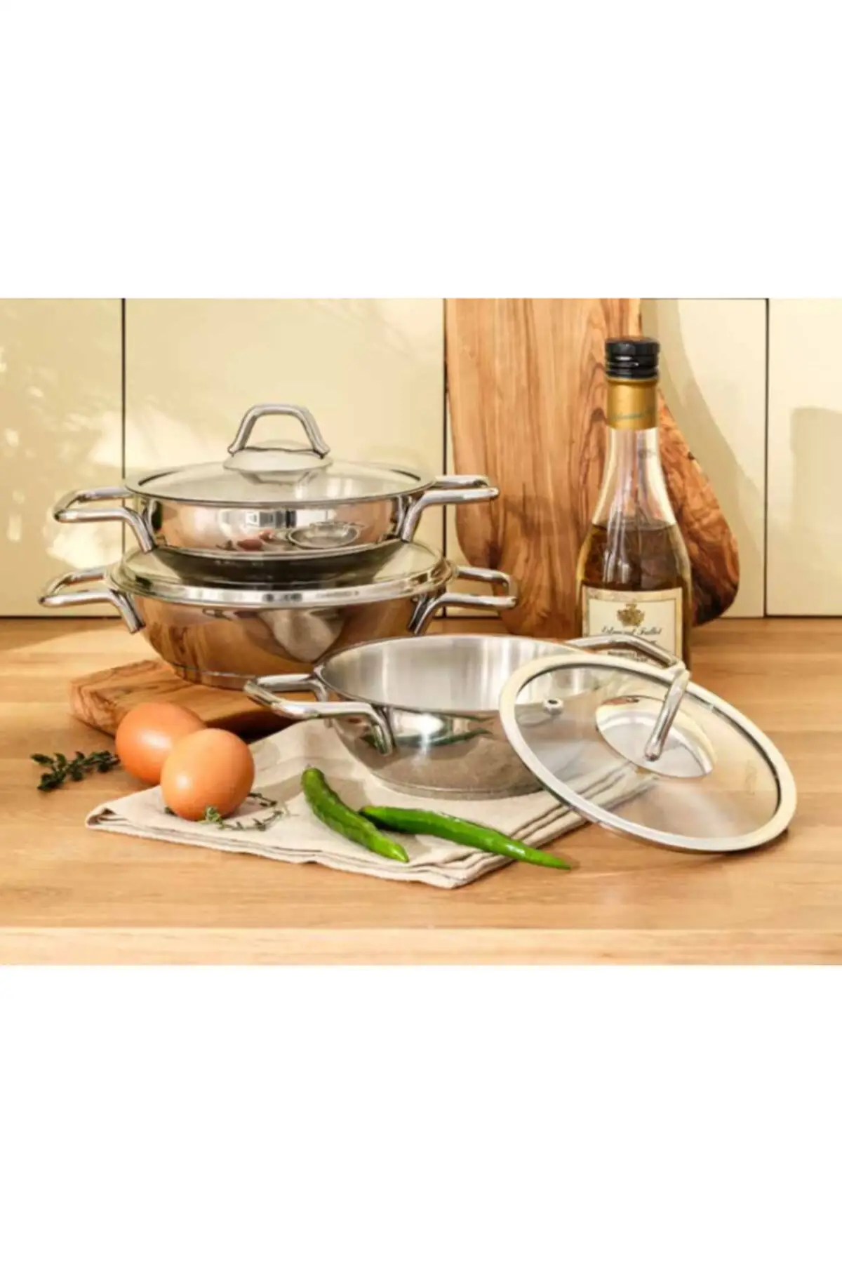 DOLBOVI Rumeli 6 piece Sahan Set Cookware Set