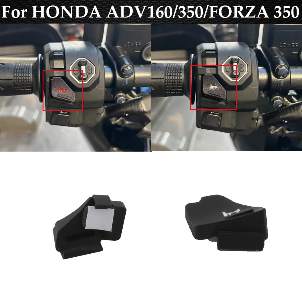 For HONDA ADV160/350/FORZA 350 Motorcycle Horn Extension Button Height-boosting Button Switch Modification Accessories