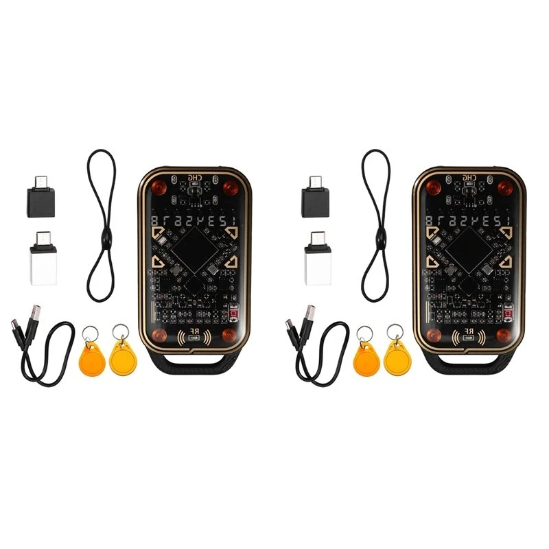 Y23A-2X Chameleon Ultra V3.0 RFID Smart Card Emulator Reader Kit 125Khz 13.56Mhz ID IC Smart Card Tag Copyer NFC Read Writer