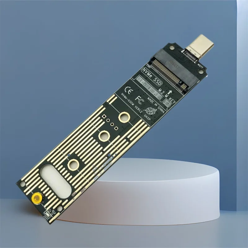 

M2 to Type C SSD Converter USB 3.2 Gen2 10G NVME Conversion Board Adapter Board JMS583 Chip Support 2230 2242 2260 2280 NVME SSD