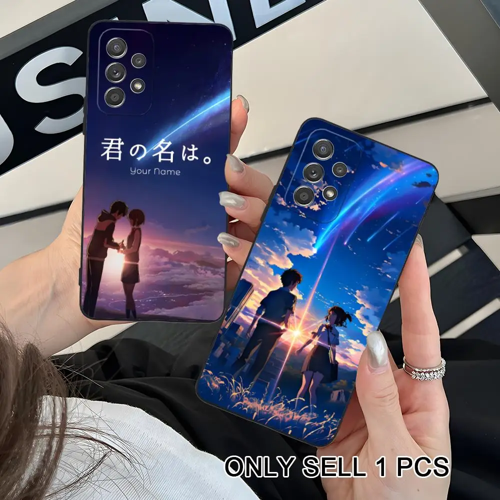 Чехол для телефона с изображением аниме-персонажа для Samsung Galaxy A57 56 55 54 53 52 51 37 36 35 34 33 32 31 5G, мягкий противоударный чехол из ТПУ