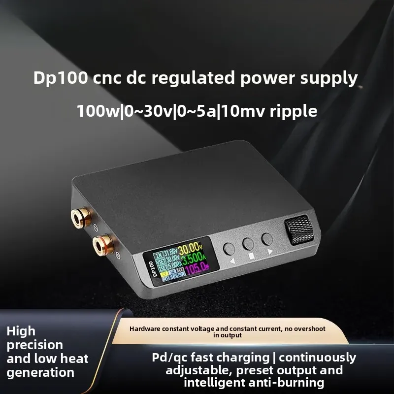 Portable Digital CNC DC Power Supply, Adjustable Constant Voltage Current 30V 5A for Electronic Repair Test