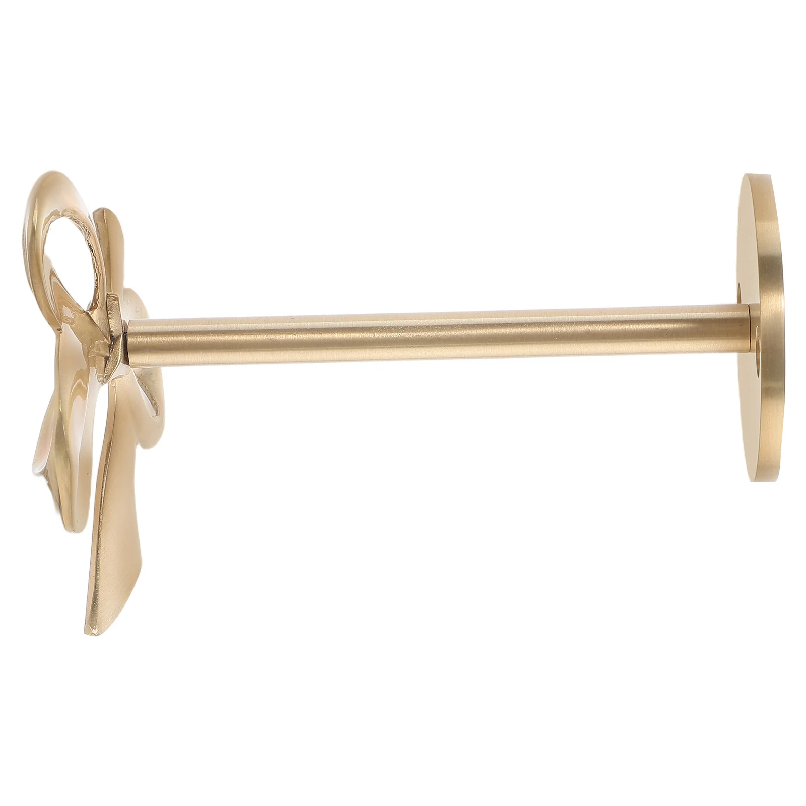 

Gold Bow Brass Bowknot Curtain Holdbacks Wall Mounted Hooks for Drapery Tiebacks Coat Hat Key Holder Bathroom Bedroom